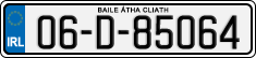 License plate of Ireland, Regular plates