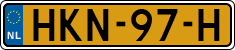 License plate of the Netherlands, Cars