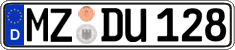 German license plate, Regular plates