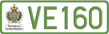 License plate of San Marino, Electric vehicles (123(4))