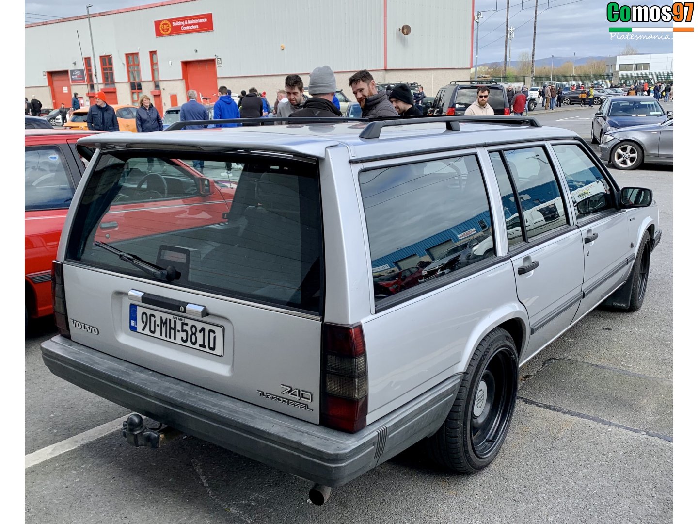 90-MH-5810, Volvo 740 1st gen Wagon (745), facelift, 1989–1992