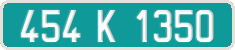 French license plate, Diplomatic