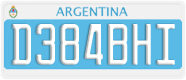 License plate of Argentina, Diplomatic