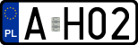 License plates of Poland, Regular car plates