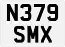 License plate of the United Kingdom, 1983 year system