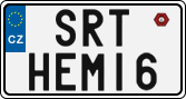 License plate of the Czech Republic, Vanity Plates