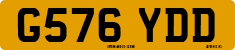 License plate of the United Kingdom, 1983 year system