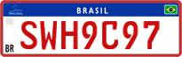 License plate of Brazil, Commercial vehicles (Mercosul)