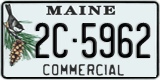 Maine, Commercial vehicles (1A-2345)