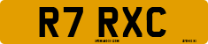 License plate of the United Kingdom, 1983 year system