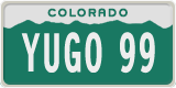 Colorado, Vanity Plates