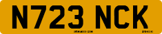 License plate of the United Kingdom, 1983 year system