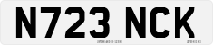 License plate of the United Kingdom, 1983 year system