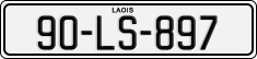 License plate of Ireland, Regular plates
