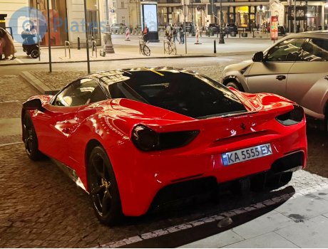 KA 5555 EX, Ferrari 488