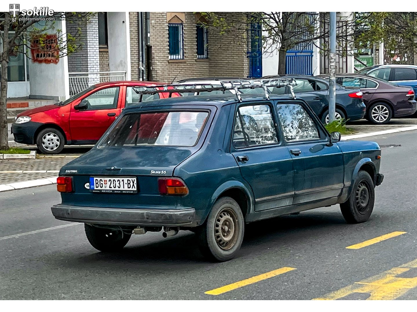 BG 2031-BX, Zastava Skala 101/Confort/55, (1100, Yugo 55 – Global-market), 1979–2008