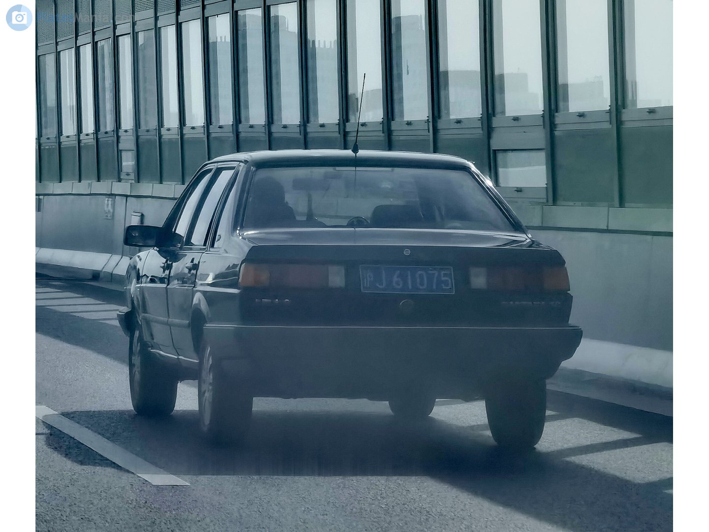 沪J·61075, Volkswagen Santana 1st gen Sedan, 1981–1989 (–2012 for CN-market)