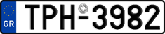 License plate of Greece, Cars