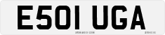 License plate of the United Kingdom, 1983 year system