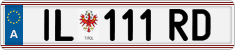 License plate of Austria, Regular plates