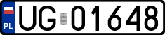 License plates of Poland, Military