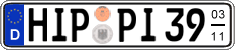 German license plate, Seasonal plates