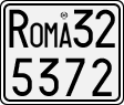 License plate of Italy, Motorcycles (1927 year series)