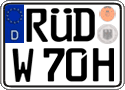 German license plate, Plates for oldtimers (type 