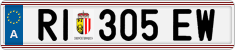 License plate of Austria, Regular plates