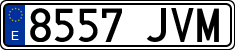 License plates of Spain, Ordinary (2000)
