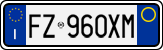 License plate of Italy, Cars (1994 year series)