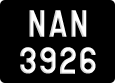 License plate of Malaysia, A(BC) 1(234)