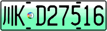 License plate of China, Electric vehicles