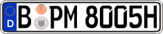German license plate, Plates for oldtimers (type 