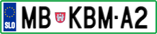License plate of Slovenia, Vanity Plates