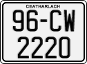 License plate of Ireland, Regular plates