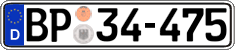 German license plate, Authorities and federal agencies