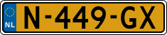 License plate of the Netherlands, Cars