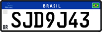 License plate of Brazil, Private owners (Mercosul)