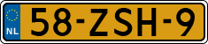 License plate of the Netherlands, Cars