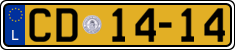 License plate of Luxembourg, Diplomatic