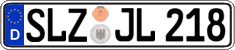 German license plate, Regular plates