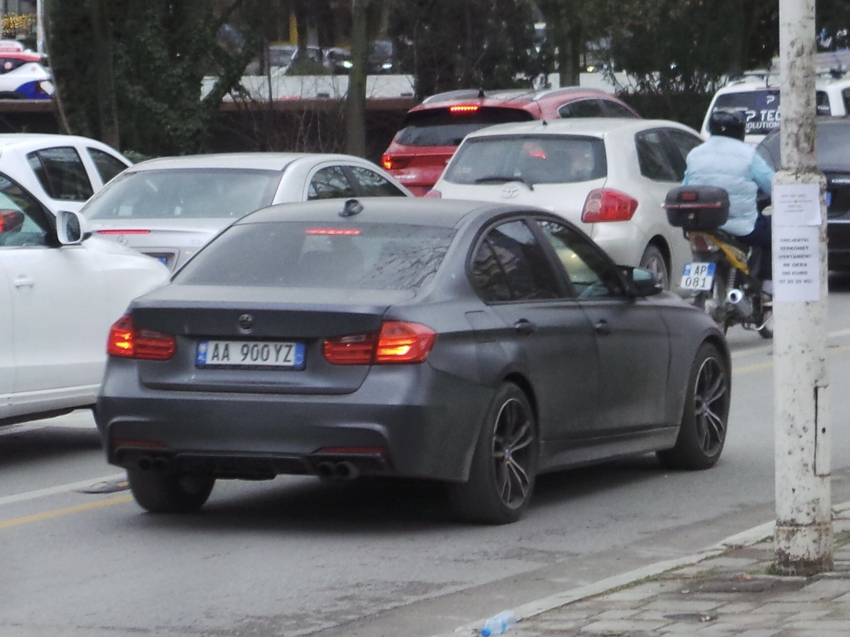 AA 900 YZ, BMW 3 Series 6th gen Sedan (F30/F35), 2011–2019