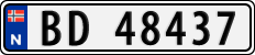 License plate of Norway, Cars