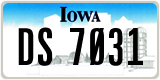 Iowa, Vanity Plates