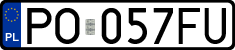 License plates of Poland, Regular car plates
