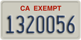 California, Exempt (1234567)