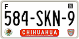 Chihuahua, Border zone (000-AAA-0)