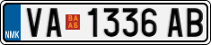 License plate of North Macedonia, Regular plates (2012)