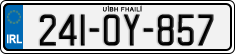 License plate of Ireland, Regular plates